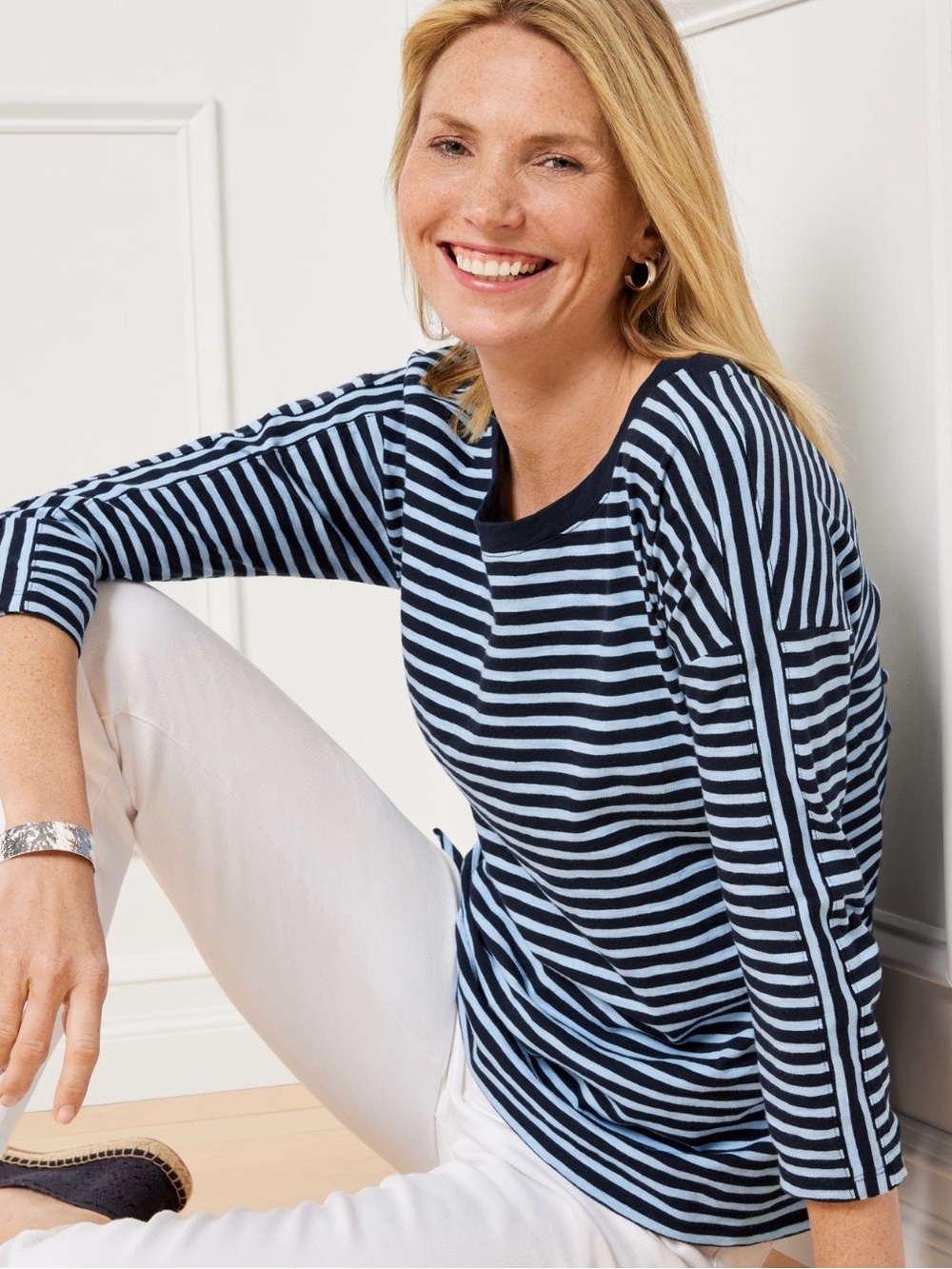 Talbots Bellport Stripe Tee